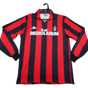 Camisa Milan Carlos Ancelotti Manga longa